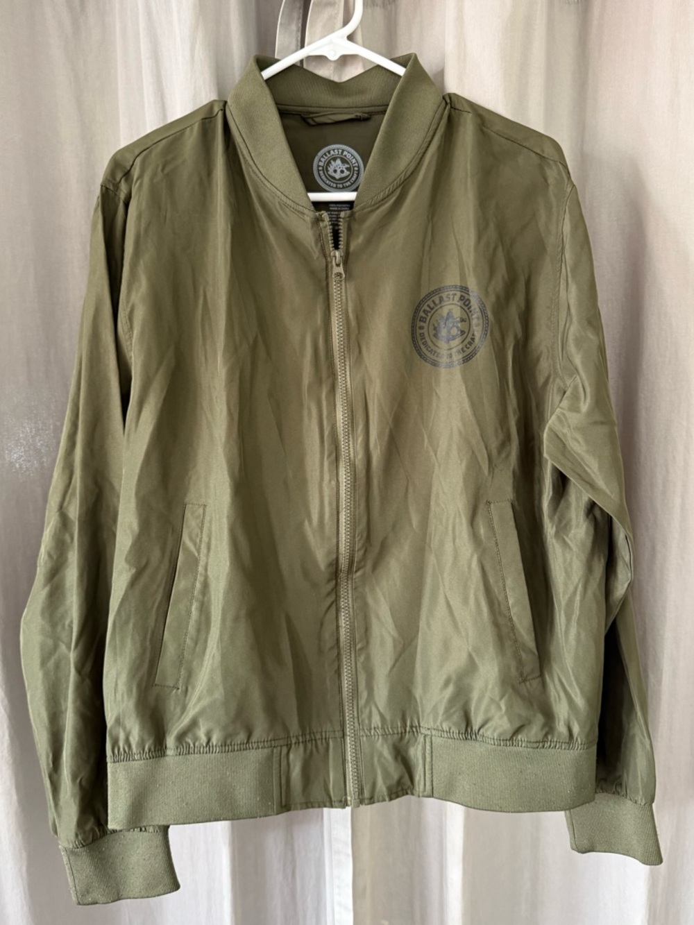 Ballast Point Brewing Windbreaker, size medium